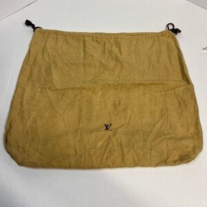 Louis Vuitton dust bag with‎ drawstring 23 X 20